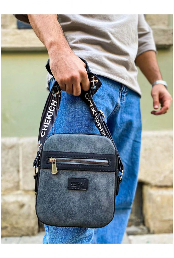 Shoecide Sho102 Stealht Kare Erkek Çanta Sıyah/antrasıt