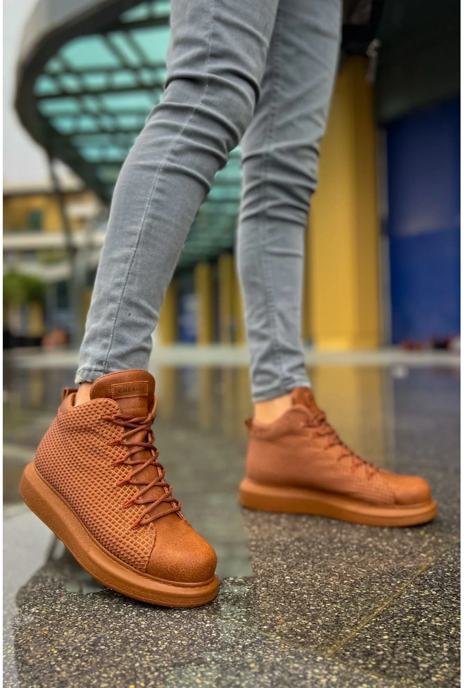 Shoecide Sho111 Grt Milano Erkek Bot Taba