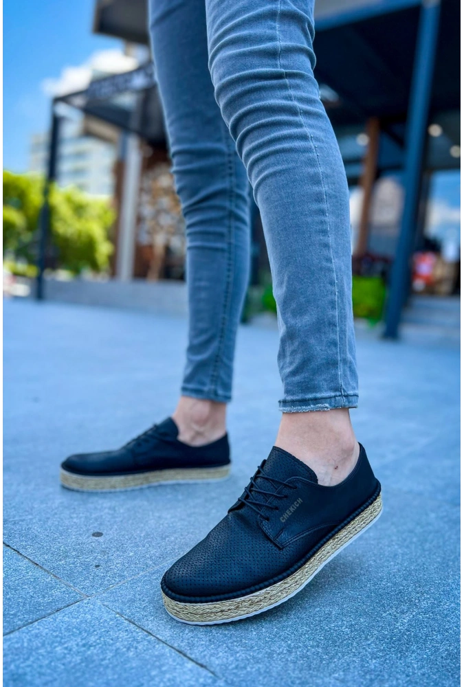 Shoecide Sho117 Bağcıklı Rahat Taban Cbt Stamina Nuova Erkek Ayakkabı Sıyah