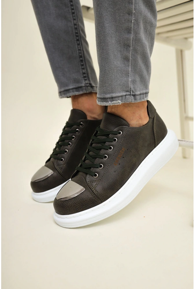 Shoecide Sho175 - Cbt Mirror Erkek Ayakkabı Hakı