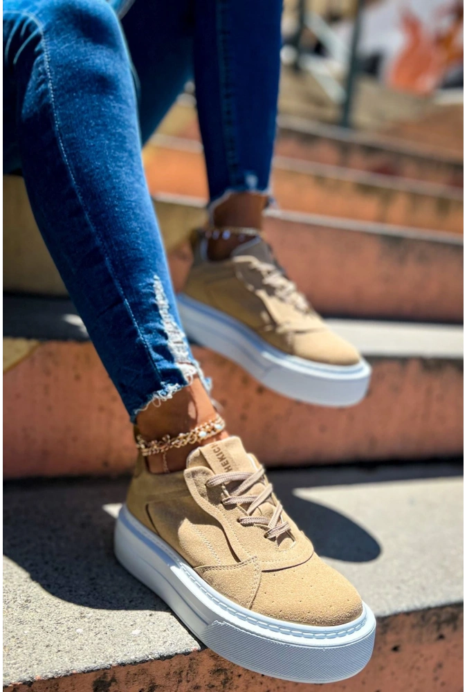 Shoecide Sho187 Sbt Kadın Ayakkabı Kum