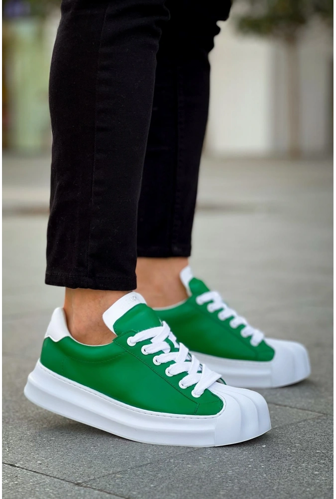 Shoecide Sho2411 - Artenay  Erkek Ayakkabı Yeşil