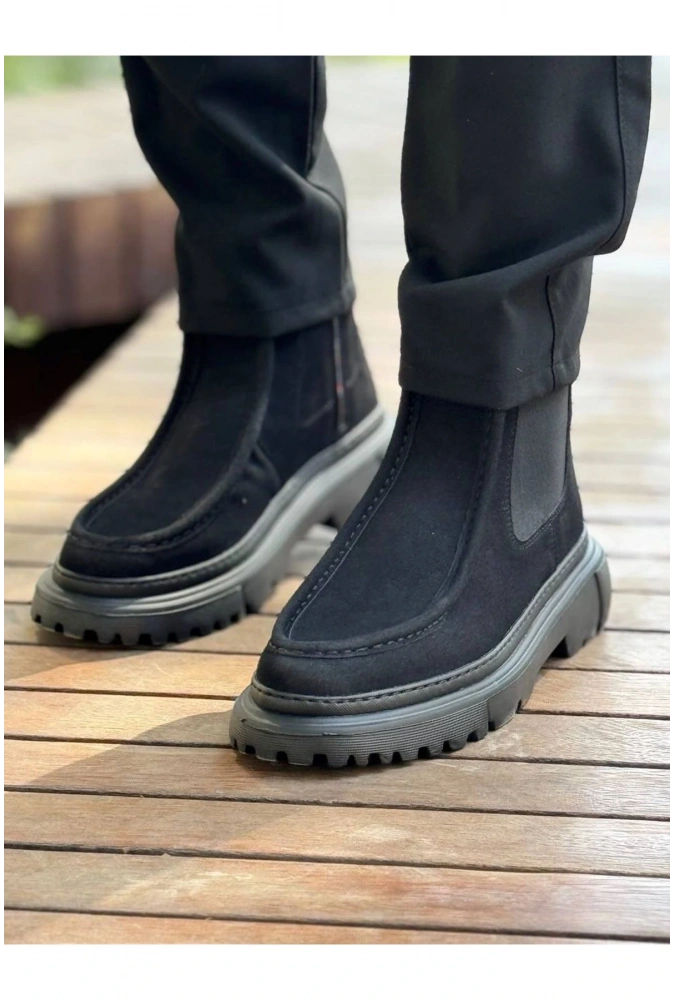 Shoecide Sho2433 - Sst Erkek Bot Sıyah