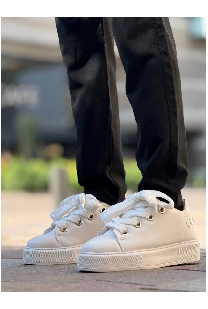 Shoecide Sho2531 - Anjelino Erkek Ayakkabı Beyaz