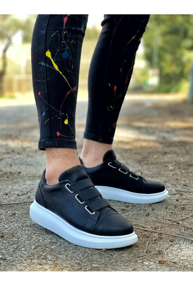 Shoecide Sneakers Ayakkabı 889 Siyah (beyaz Taban)