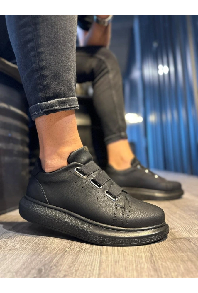 Shoecide Sneakers Ayakkabı 889 Siyah (siyah Taban)