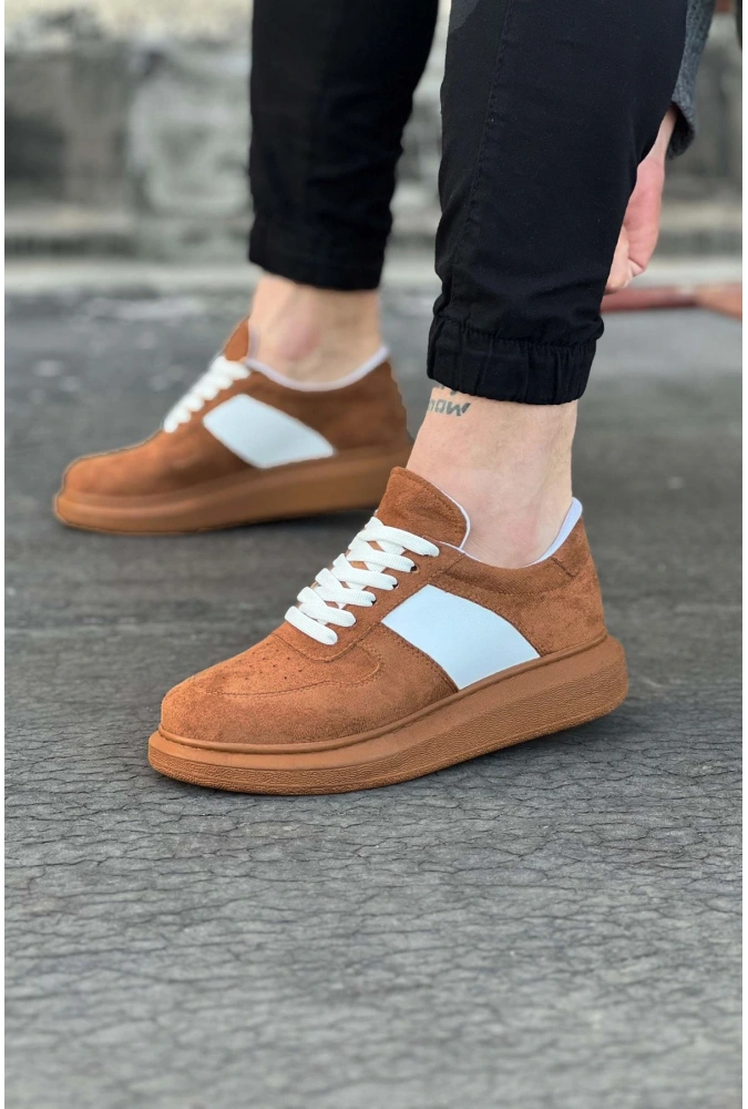 Shoecide Wg011 Taba Süet Erkek Casual Ayakkabı