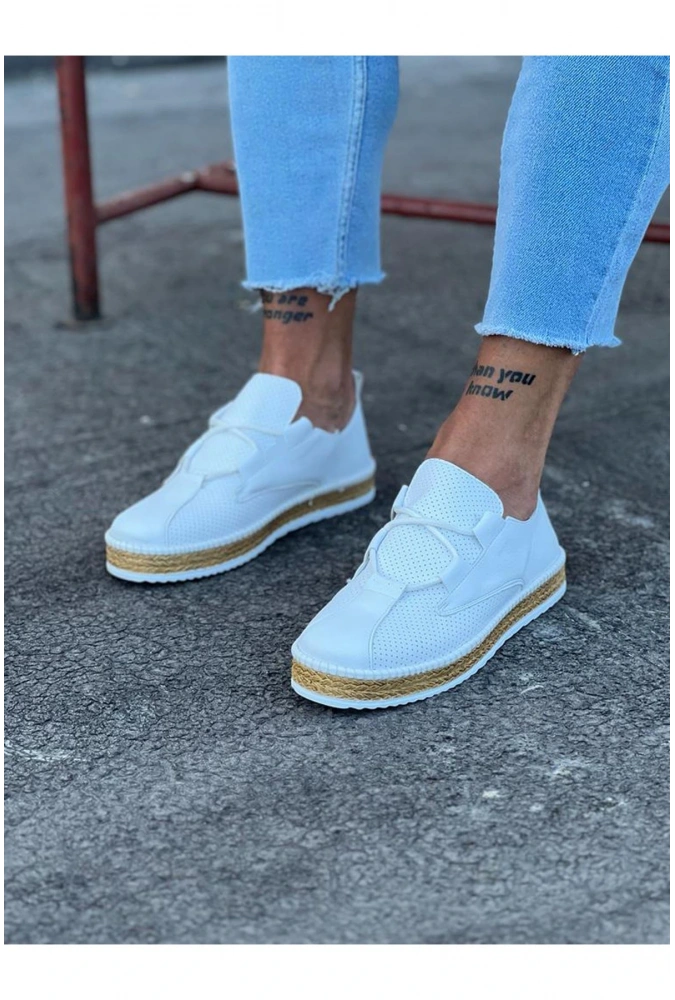 Shoecide Wg015 Beyaz Erkek Casual Ayakkabı