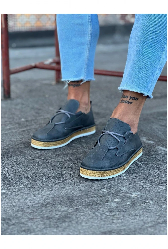 Shoecide Wg015 Gri Erkek Casual Ayakkabı