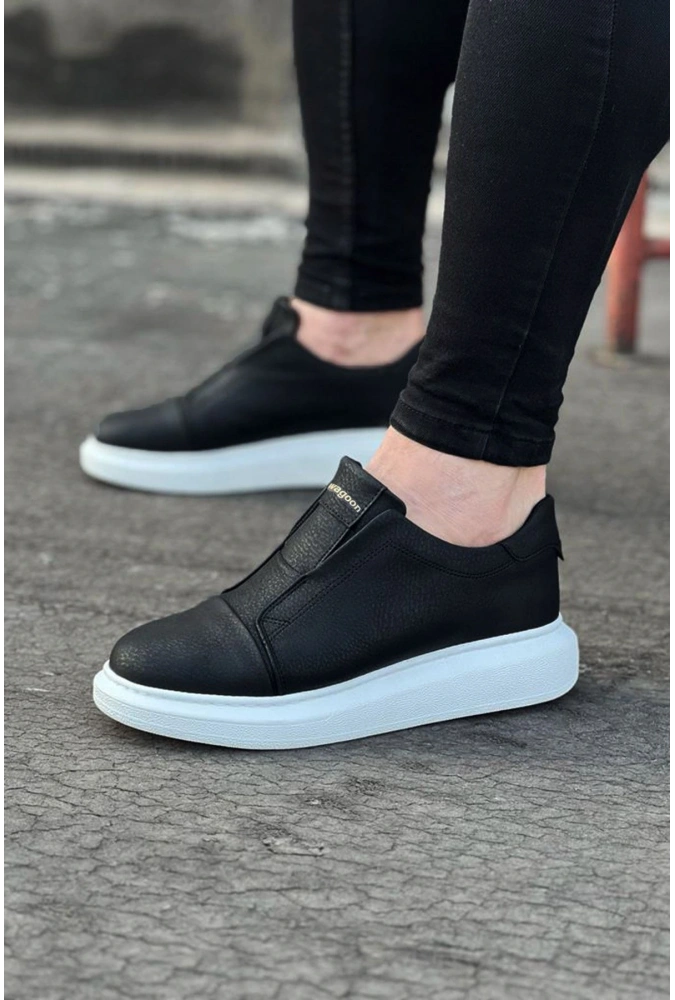 Shoecide Wg023 Siyah Günlük Casual Erkek Ayakkabı