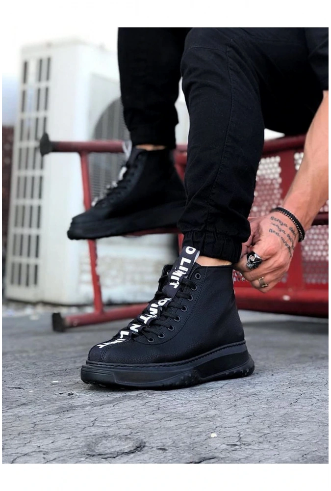 Shoecide Wg03 Kömür Şerit Yarım Bilek Bot