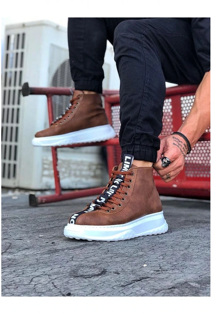 Shoecide Wg03 Taba Casual Erkek Yarım Bilek Bot