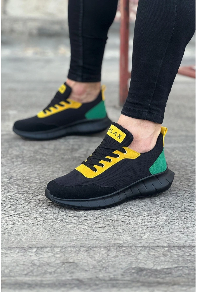 Shoecide Wg063 Kömür Füme Triko Erkek Spor Ayakkabı