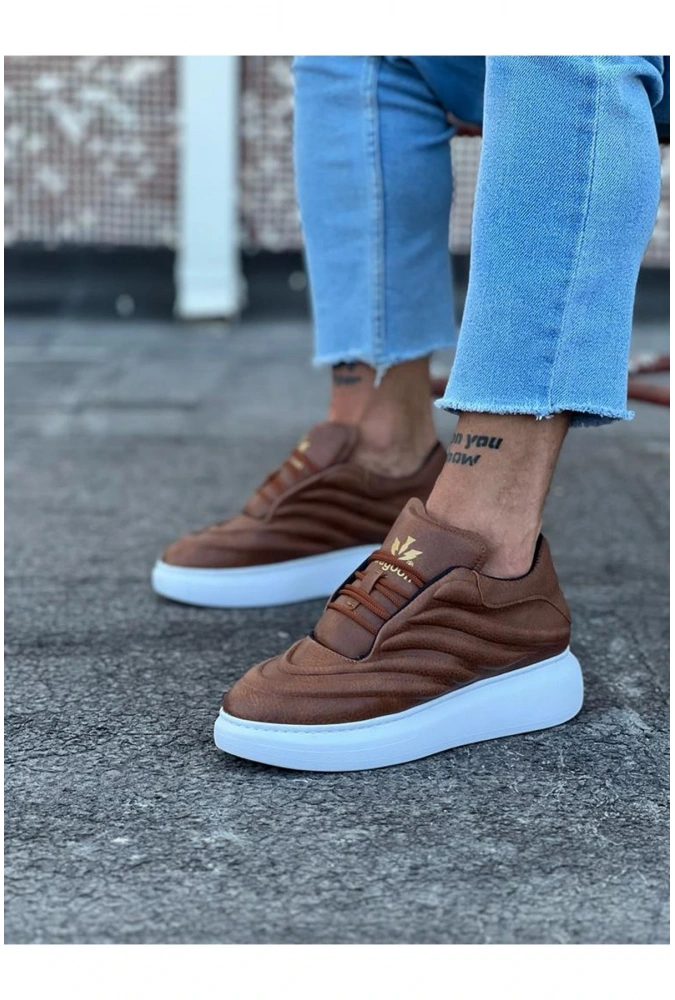 Shoecide Wg094 Taba Cilt Erkek Casual Ayakkabı