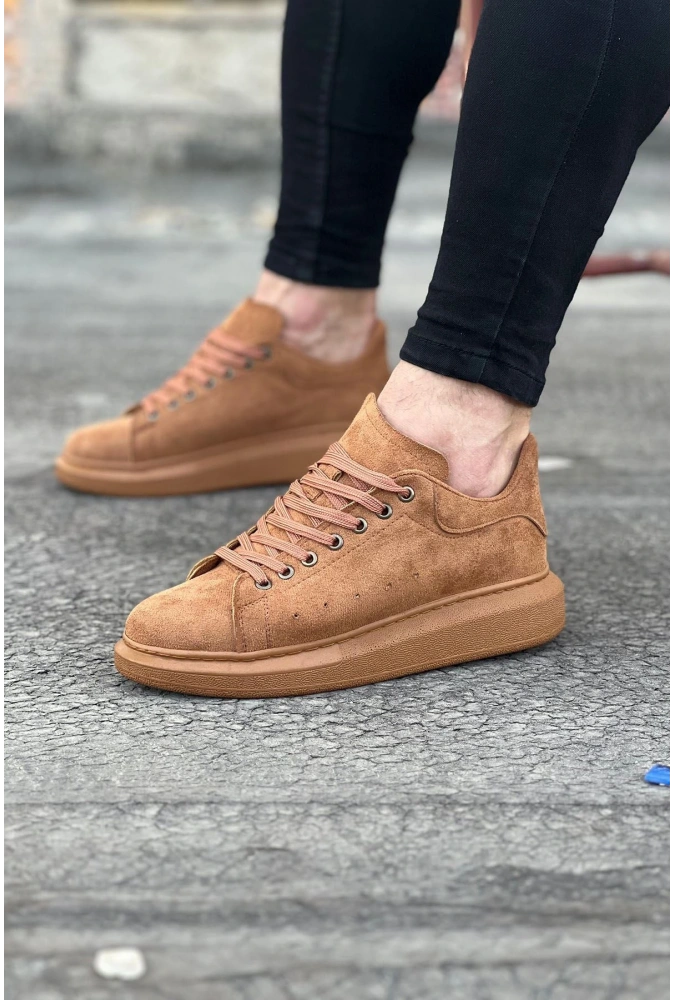 Shoecide Wg096 Taba Süet Günlük Erkek Casual Ayakkabı