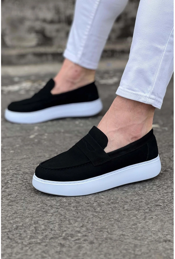 Shoecide Wg161 Siyah Süet Erkek Casual Ayakkabı