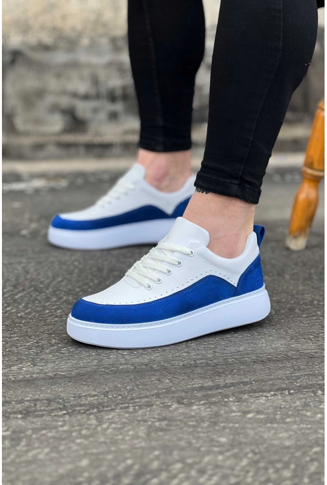 Shoecide Wg162 Beyaz Sax Ortopedik Taban Erkek Casual Ayakkabı