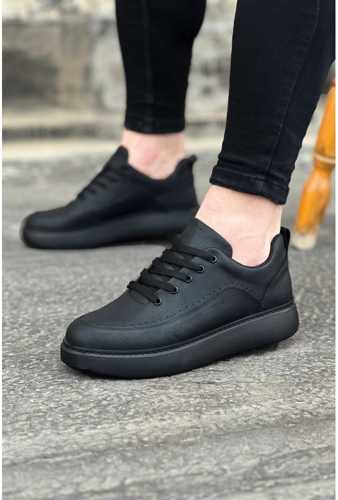 Shoecide Wg162 Kömür Ortopedik Taban Erkek Casual Ayakkabı