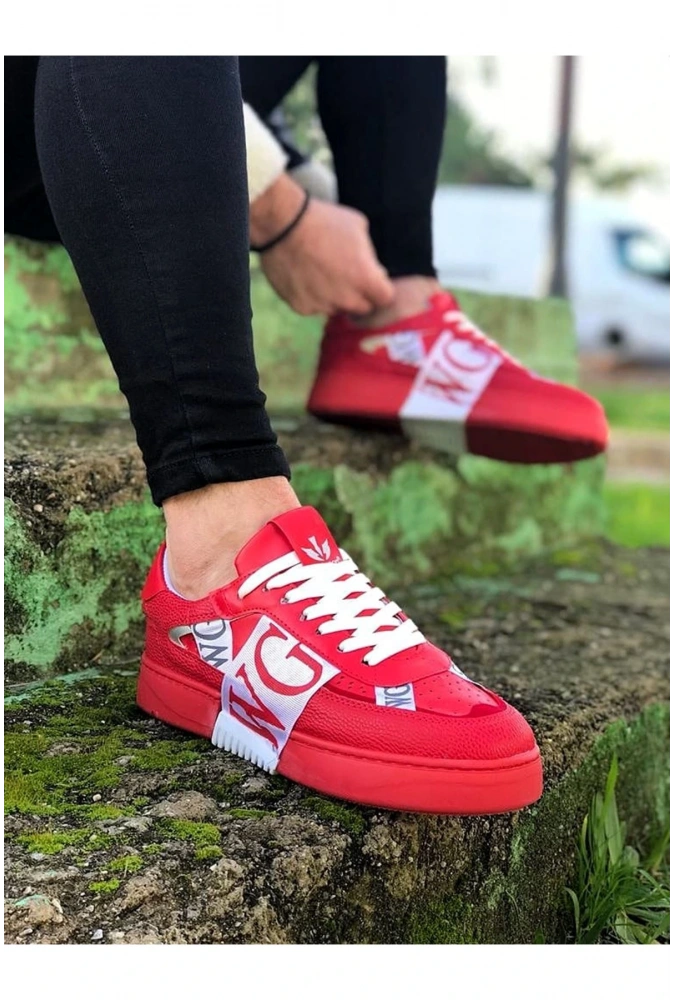 Shoecide Wg202 Kırmızı Erkek Günlük Ayakkabı