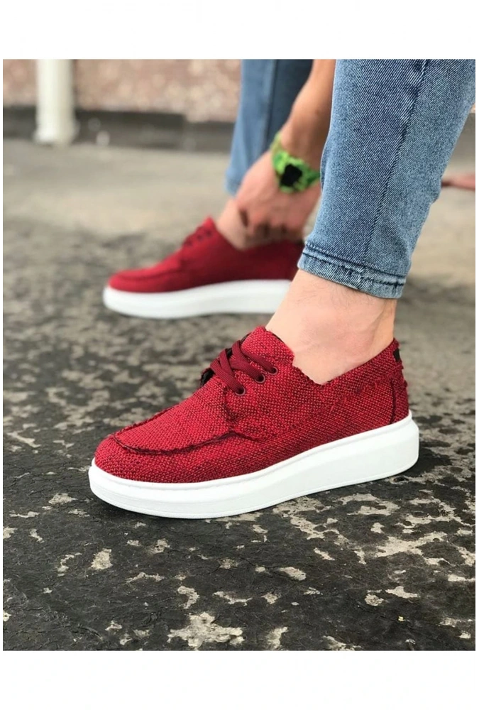 Shoecide Wg503 Bordo Erkek Günlük Ayakkabı