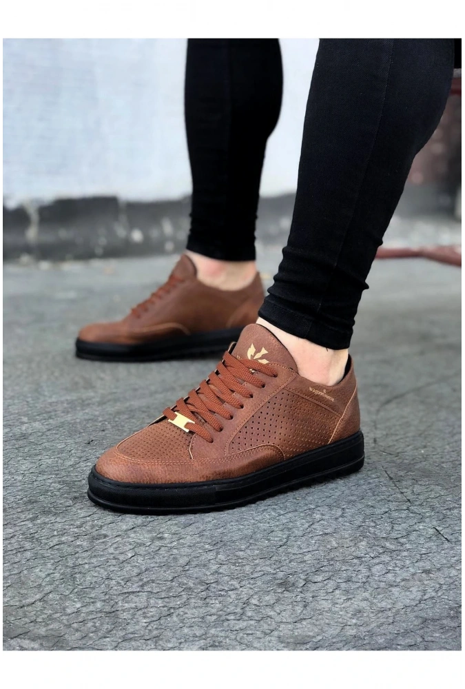 Shoecide Wg505 Taba Kömür Erkek Günlük Ayakkabı