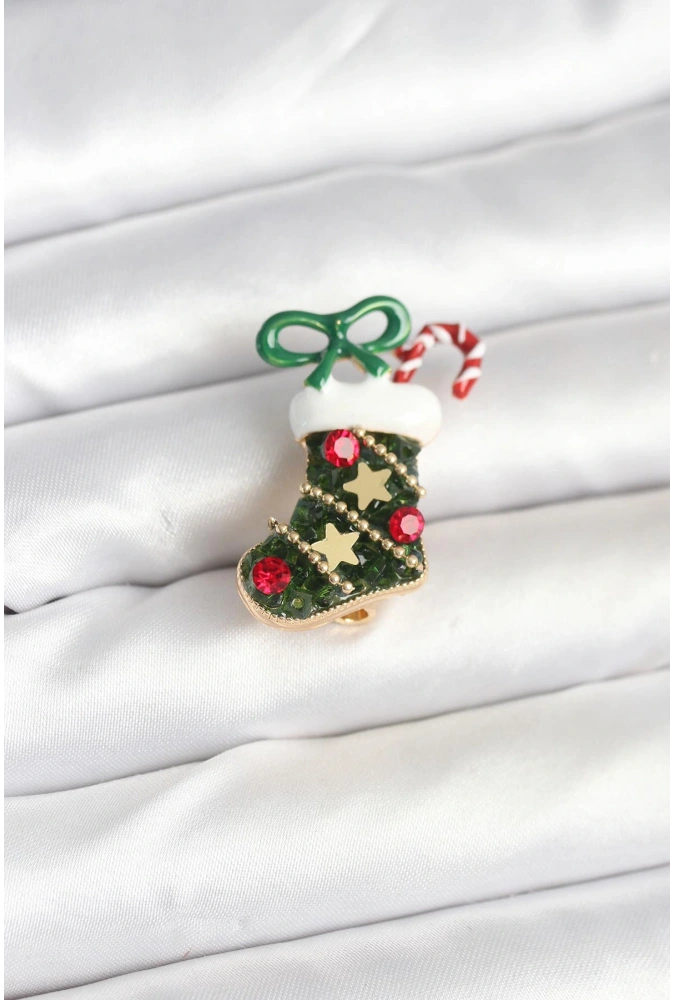 Shoecide Yılbaşı Çorabı Temalı Broş