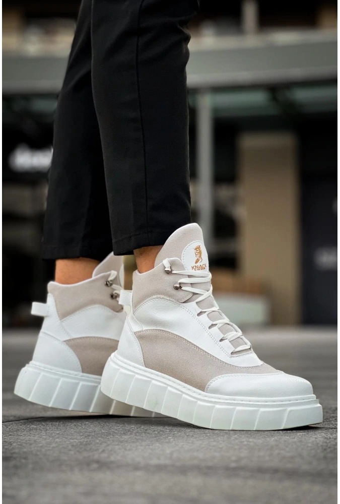 Shoecide Yüksek Taban Bot 104 Beyaz