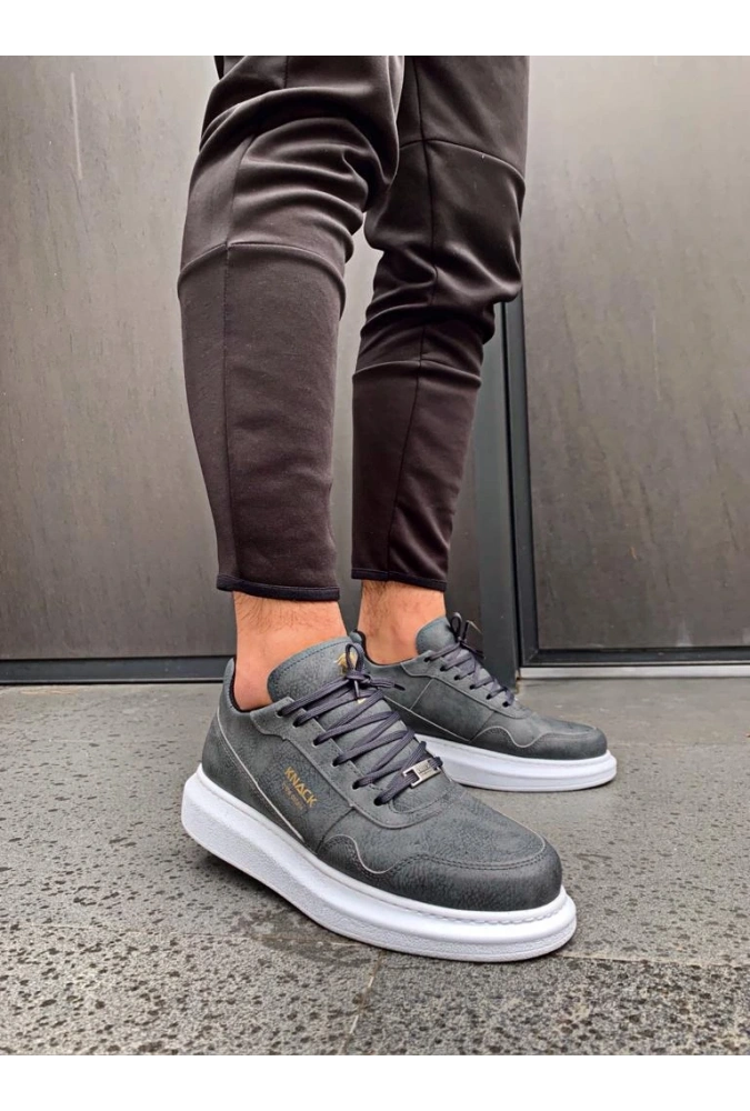 Shoecide Yüksek Taban Günlük Ayakkabı 040 Gri