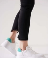 Shoecide Kadın Mint Beyaz Bağcıklı Sneaker Günlük Spor Ayakkabı Fdn-01