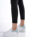 Shoecide Kadın Mint Renk Detaylı Sneaker Ayakkabı