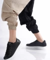 Shoecide Kadın Siyah Kapitone Detaylı Sneaker