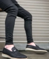 Shoecide Bbo0198 Klasik Nubuk Siyah Casual Erkek Ayakkabı