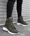 Shoecide Bbo0600 Bağcıklı Haki Kamuflaj Kısa Boksör Unisex Spor Postal Bot