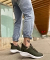 Shoecide Bbo0601 Bağcıklı Rahat Yüksek Taban Haki Kamuflaj Casual Erkek Spor Ayakkabı