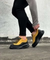 Shoecide Wg507 Kömür Sarı Erkek Ayakkabı