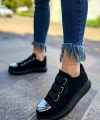 Shoecide Shch251 Sst Mirror Suede Kadın Ayakkabı Sıyah