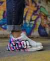 Shoecide Shch254 Cbt Pittura Erkek Ayakkabı 486 Pembe / Mavı Cool