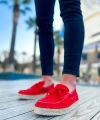 Shoecide Shch311 Espadril Erkek Ayakkabı Kırmızı