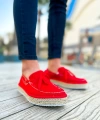 Shoecide Shch311 Espadril Erkek Ayakkabı Kırmızı