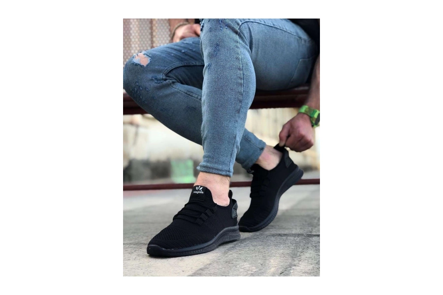Shoecide Wg101 Kömür Erkek Spor Ayakkabı