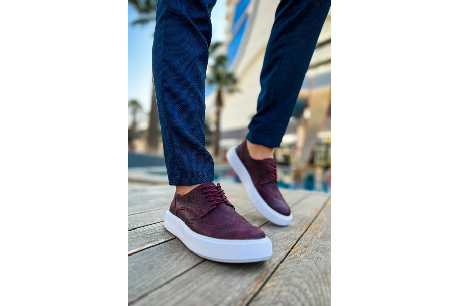 Shoecide Shch149 Cbt Changer Over Erkek Ayakkabı Bordo