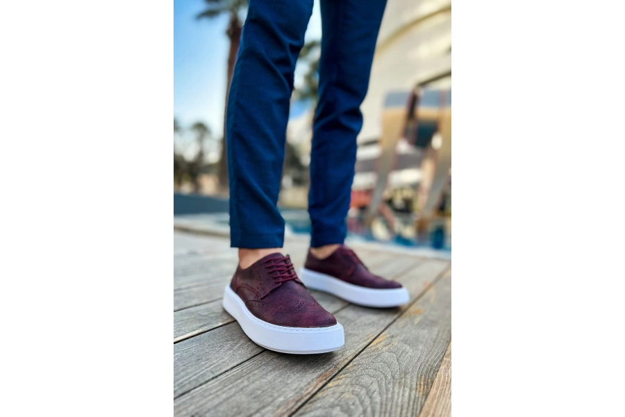 Shoecide Shch149 Cbt Changer Over Erkek Ayakkabı Bordo