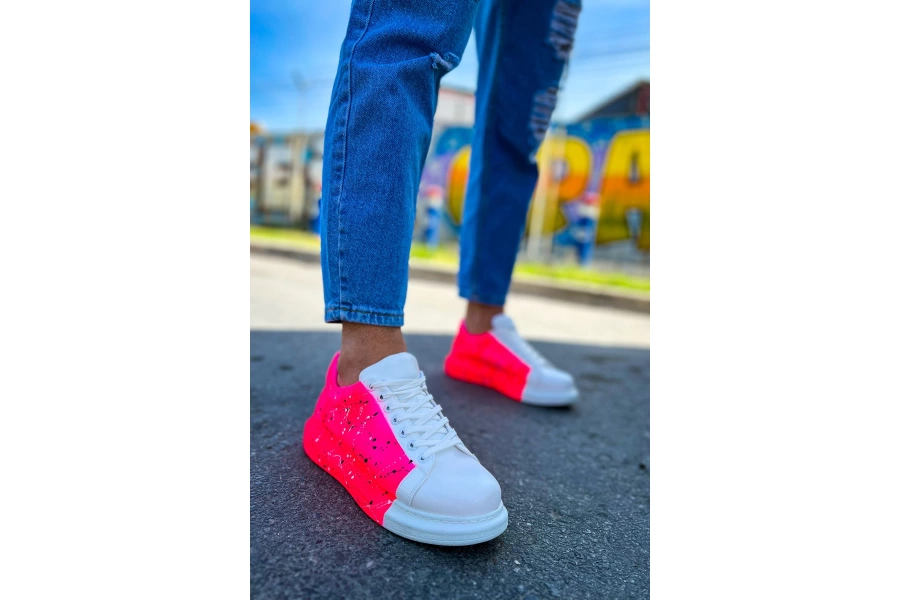 Shoecide Shch254 Cbt Pittura Erkek Ayakkabı 544 Neon Fusya