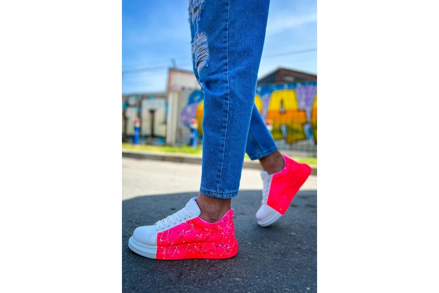 Shoecide Shch254 Cbt Pittura Erkek Ayakkabı 544 Neon Fusya