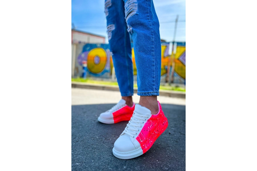 Shoecide Shch254 Cbt Pittura Erkek Ayakkabı 544 Neon Fusya