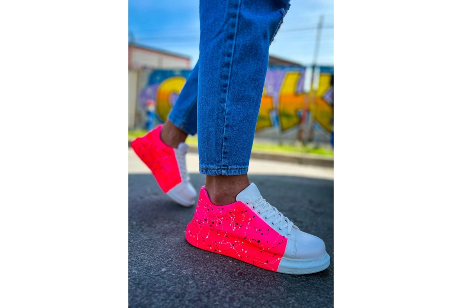 Shoecide Shch254 Cbt Pittura Erkek Ayakkabı 544 Neon Fusya