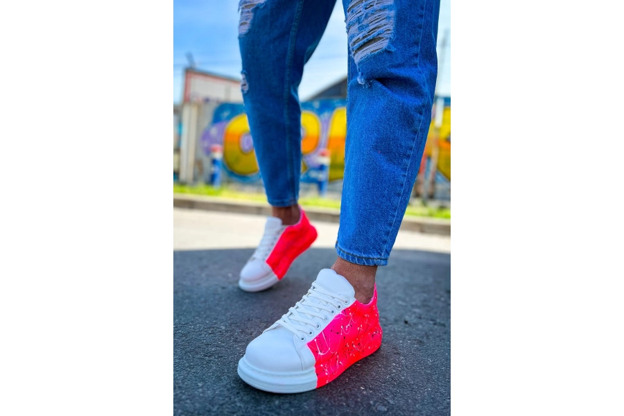 Shoecide Shch254 Cbt Pittura Erkek Ayakkabı 544 Neon Fusya