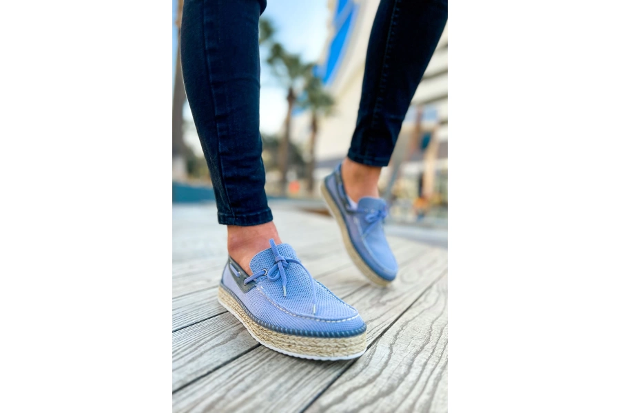 Shoecide Shch311 Espadril Erkek Ayakkabı Antrasıt