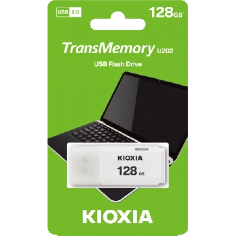 128GB KIOXIA USB2.0 BEYAZ USB BELLEK LU202W128GG4