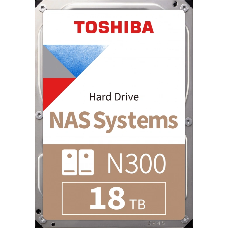 18TB TOSHIBA 7200RPM N300 SATA3 512MB HDWG51JUZSVA